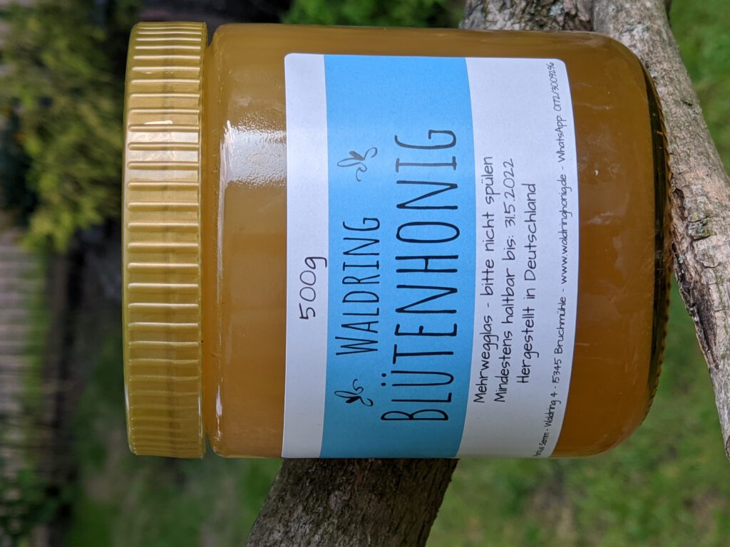 Das Endprodukt: Honig aus Brandenburg